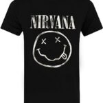 Camiseta negra nirvana