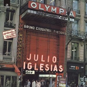 Disco vinilo Julio Iglesias en vivo en el olympia